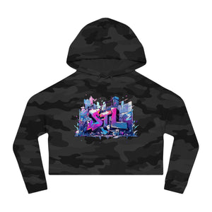 LUSH LEMUR | STL GRAFFITI CROP HOODIE