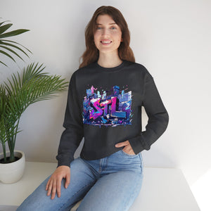 LUSH LEMUR | STL Graffiti Unisex Heavy Blend™ Crewneck Sweatshirt