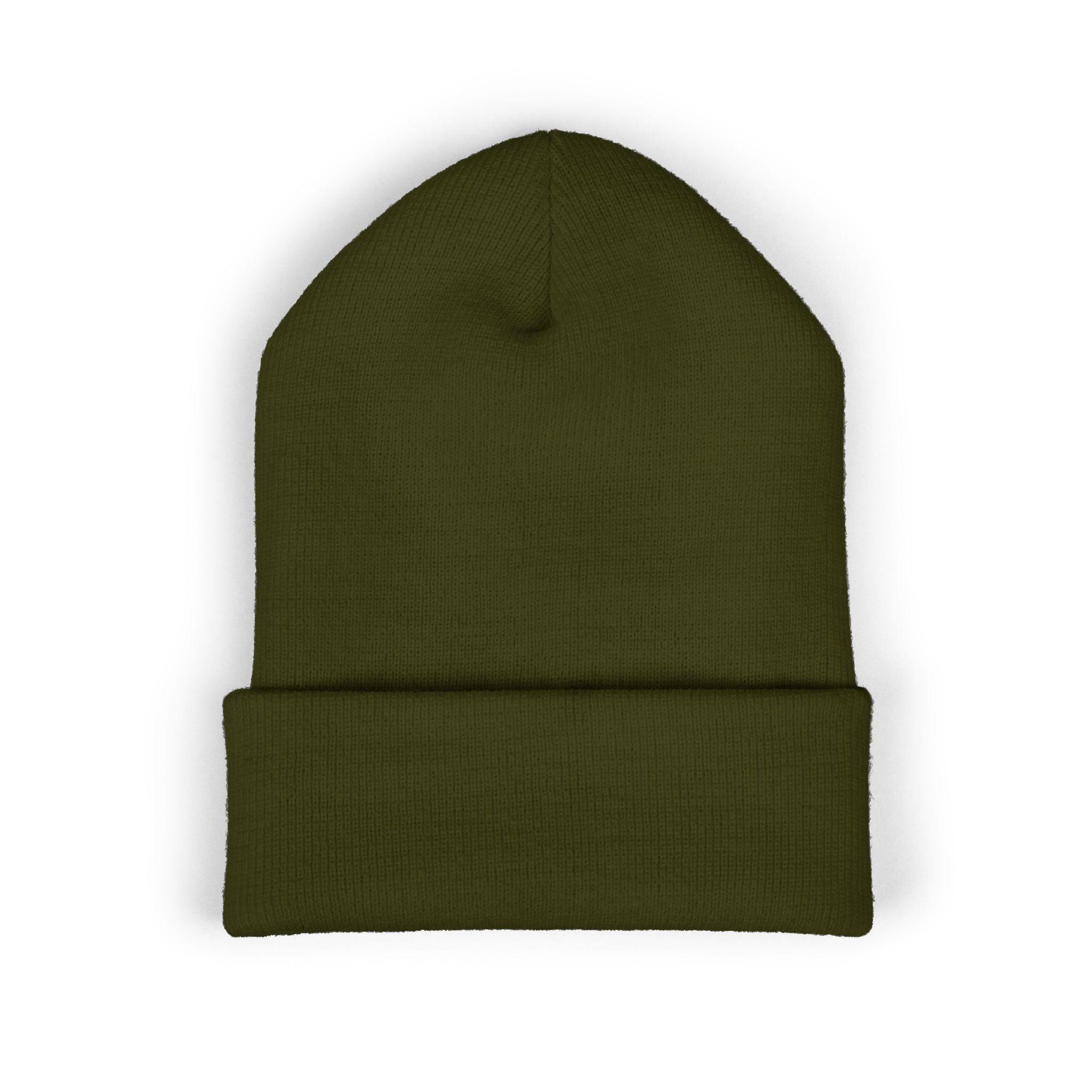 Embroidered 'South City Degenerates' Cuffed Beanie — Knit Winter Hat