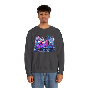 LUSH LEMUR | STL Graffiti Unisex Heavy Blend™ Crewneck Sweatshirt