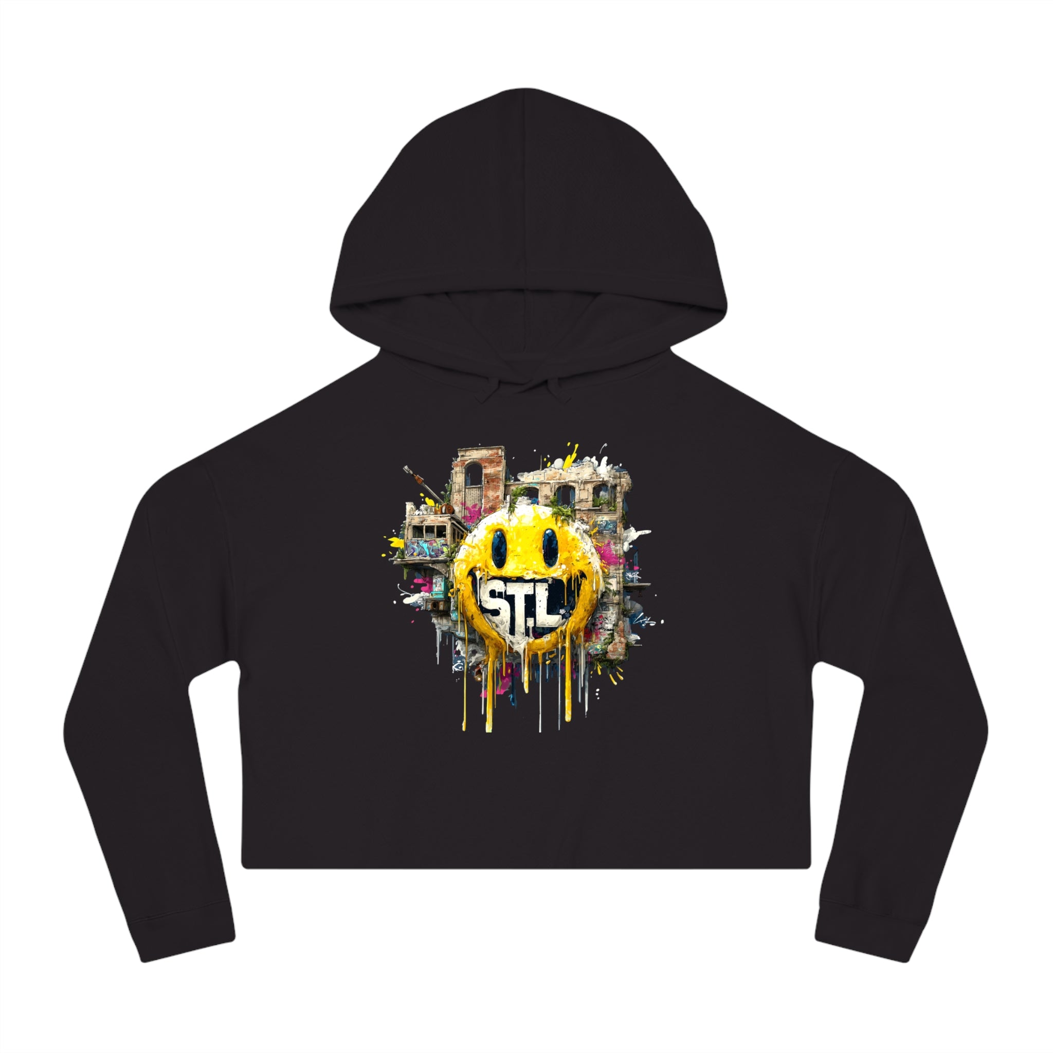 South City Degenerates Cropped Hoodie — St. Louis Neighborhood Pride