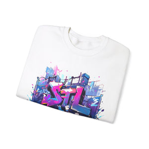 LUSH LEMUR | STL Graffiti Unisex Heavy Blend™ Crewneck Sweatshirt