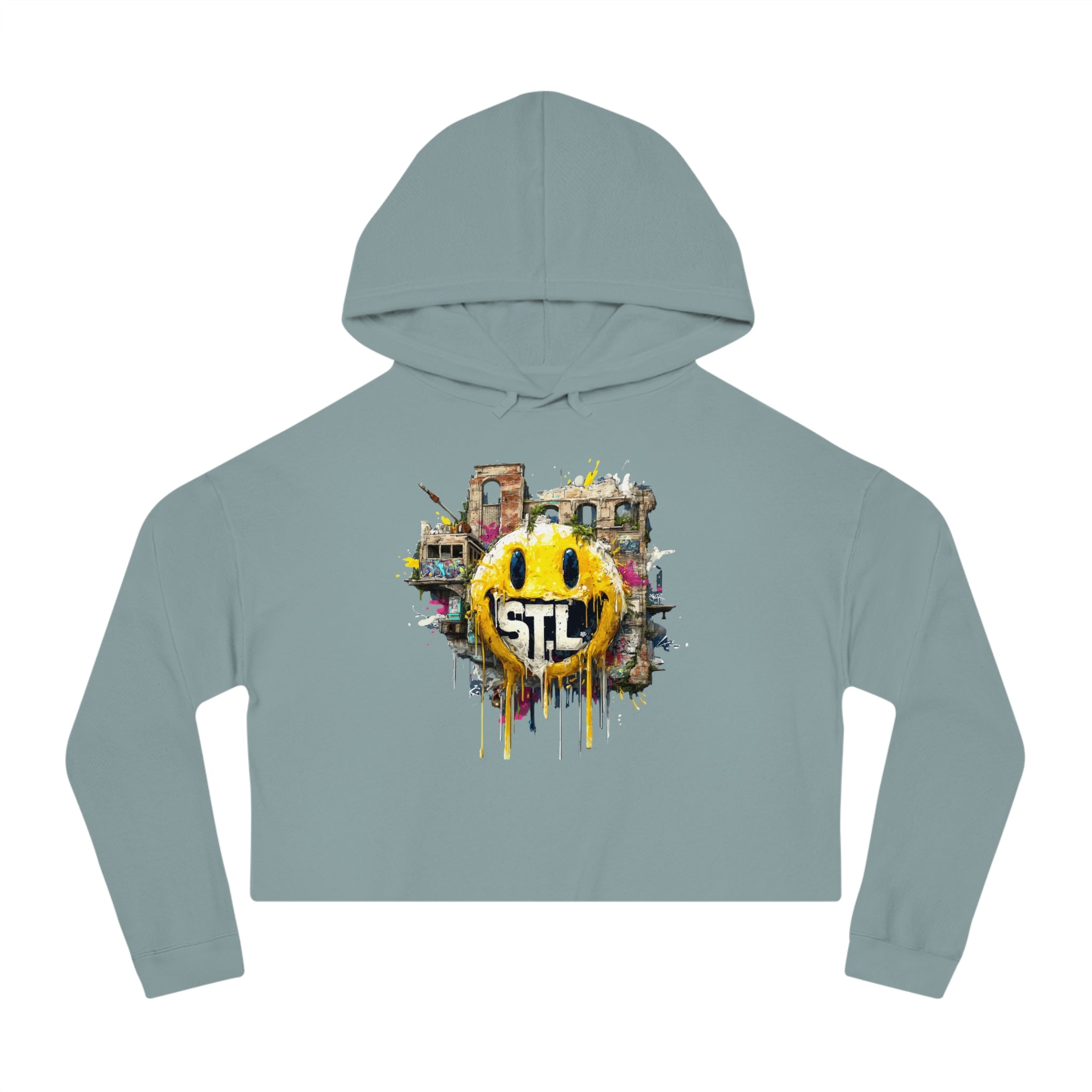 South City Degenerates Cropped Hoodie — St. Louis Neighborhood Pride