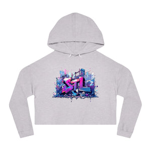 LUSH LEMUR | STL GRAFFITI CROP HOODIE