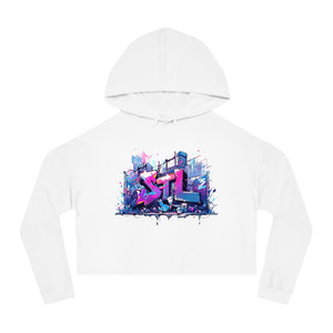 LUSH LEMUR | STL GRAFFITI CROP HOODIE