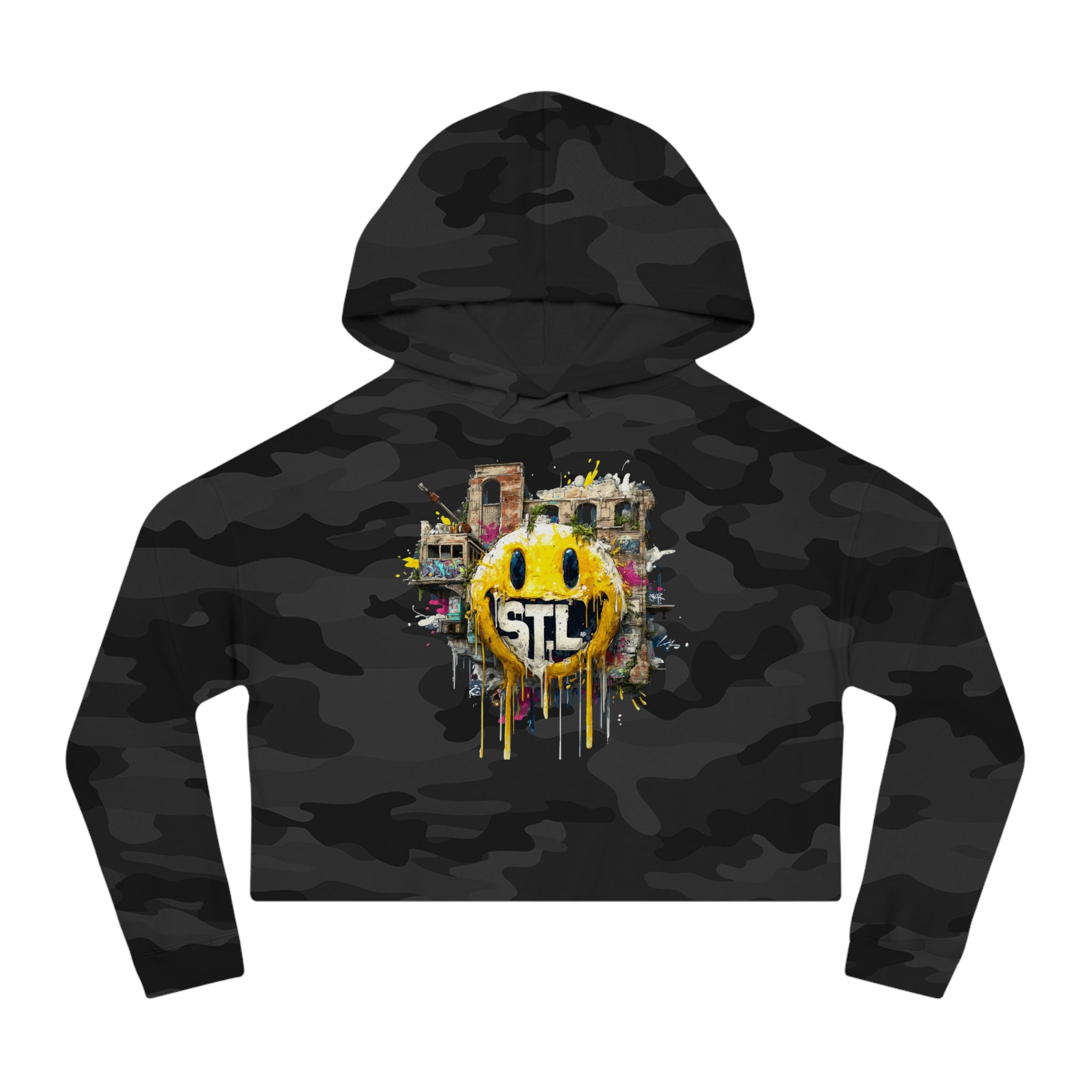 South City Degenerates Cropped Hoodie — St. Louis Neighborhood Pride