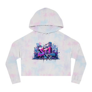 LUSH LEMUR | STL GRAFFITI CROP HOODIE