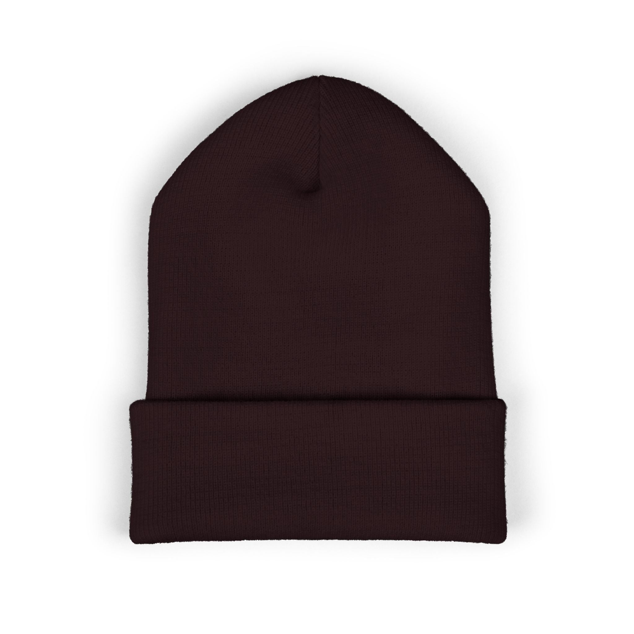 Embroidered 'South City Degenerates' Cuffed Beanie — Knit Winter Hat