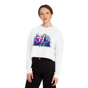 LUSH LEMUR | STL GRAFFITI CROP HOODIE