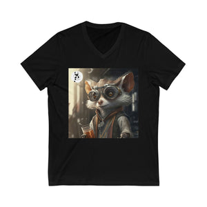 Lush Lemur New Generations | Jax the Tinker | Unisex Jersey Short Sleeve V-Neck Tee